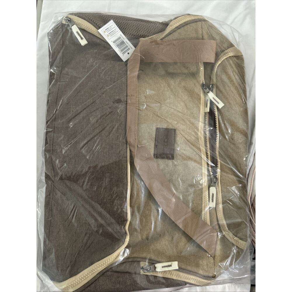 Bella Russo 20 Inch Canvas Urban Desert Travel Duffle Bag - Tan/Brown NEW